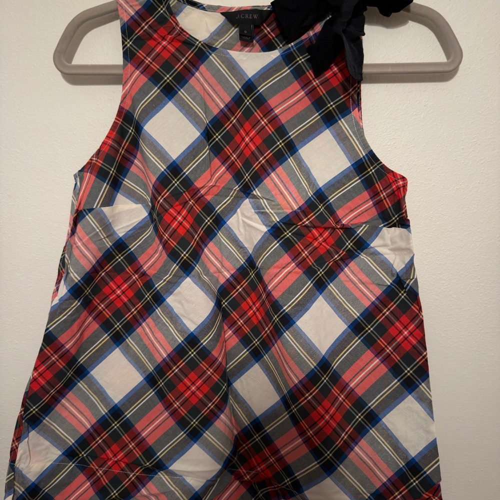 J.Crew Plaid Sleeveless Top